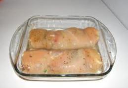 Ruladă din piept de pui
