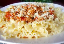 Spaghete cu sos de usturoi