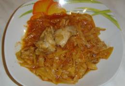 Mâncare de varză cu pui