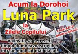 Zilele Copilului Dorohoi 2015: Adrenalină, distracție şi senzaţii tari la Parcul de distracţii Luna Park