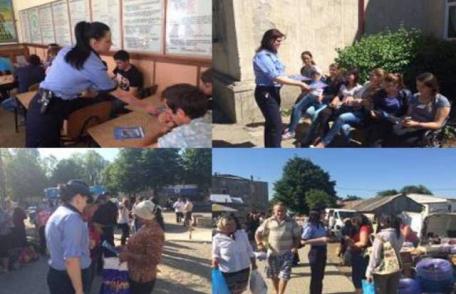 Activităţi de prevenire desfăşurate în cadrul campaniei „Un plus de siguranţă”