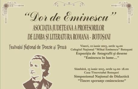 Astăzi la Dorohoi: Recital Zoia Alecu în cadrul Festivalului „Dor de Eminescu”. Vezi detalii!