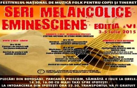 Folk la Mihai Eminescu acasă. Vezi cine cântă în recital!