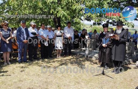 Moment emoționant la Dorohoi - Comemorarea pogromului din 1940 în cadrul proiectului „Memoria ca act de justitie” - FOTO