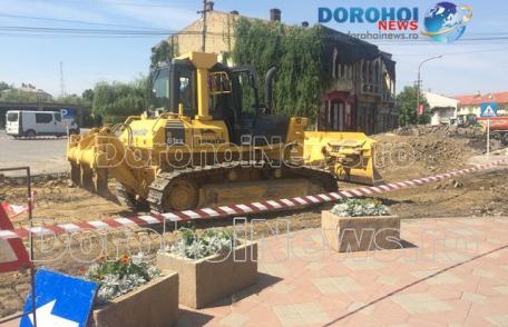Atenție dorohoieni! Strada Dimitrie Pompeiu va fi închisă pentru lucrări de reabilitare. Vezi până când! - FOTO