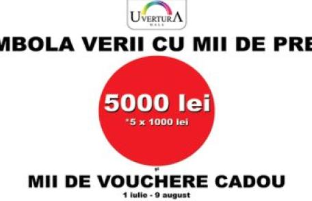Află cine a câştigat la Tombola Verii organizată de Uvertura Mall