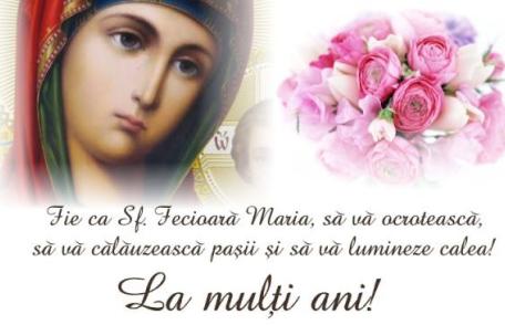 Mesaje, urări şi sms-uri pe care le poţi trimite de Sfânta Maria