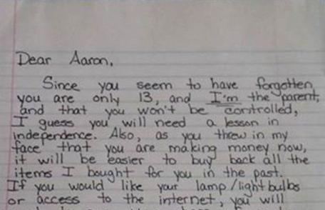 Răspunsul genial al unei mamei pentru copilul care vrea să fie independent la doar 13 ani