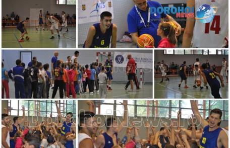 Caravana baschetului a ajuns la Dorohoi: Meci demonstrativ și zeci de premii oferite micuților doritori de mișcare - FOTO