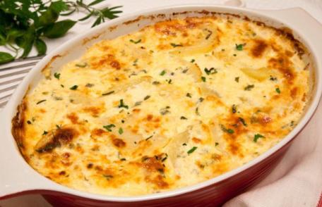 Cartofi gratinați