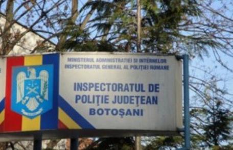 Numeroase percheziţii şi sancţiuni aplicate în urma activităţii Inspectoratului de Poliţie Judeţean Botoşani în anul 2015