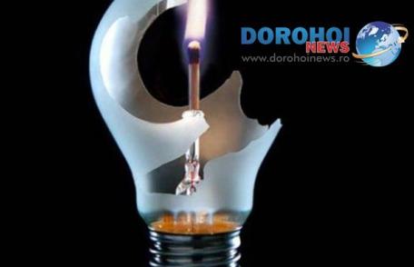 Atenție! Se întrerupe curentul în județul Botoșani. Vezi dacă ești și tu afectat!