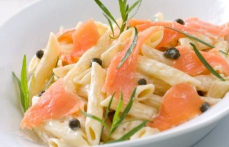 Paste penne cu somon