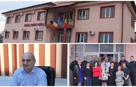 Primărie nouă în comuna Pomârla. Dumitru Chelariu: „Era o necesitate! Angajații trebuie să lucreze în condiții civilizate“
