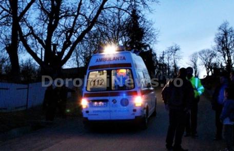 Acciddent neobișnuit în comuna Văculeşti. Femeie transportată la spital după ce a fost lovită de un biciclist - FOTO