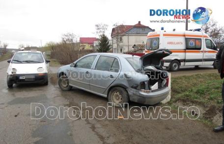 Cadou de 8 martie pentru două femei! Accident rutier produs pe drumul Dorohoi-Botoșani - FOTO