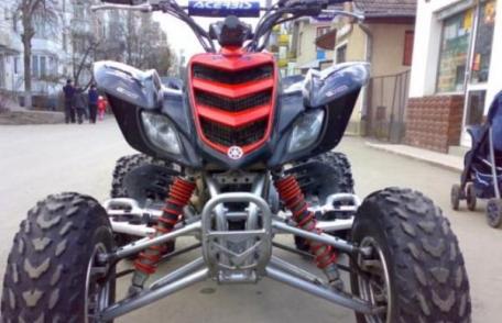Doi minori depistați circulând cu un ATV neînmatriculat pe Aleea Amurgului
