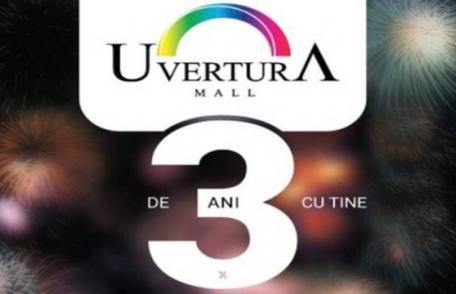 Uvertura Mall - De 3 ani cu tine! Evenimentele aniversare s-au încheiat cu șampanie și un tort delicios