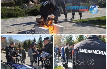 Ziua Jandarmeriei Române 2016: Spectacol oferit de jandarmi în Parcul Cholet din Dorohoi – VIDEO/FOTO