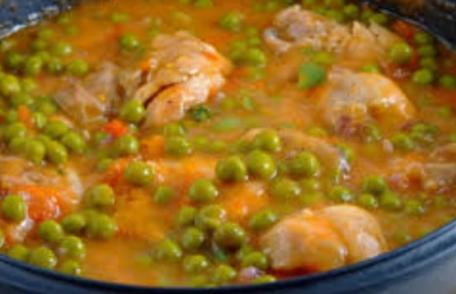 Mâncărică de mazăre cu pui