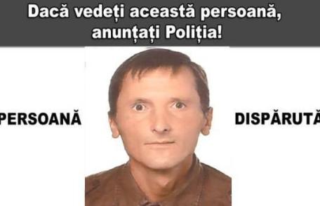 Anunțați poliția dacă aţi văzut aceast bărbat sau cunoaşteţi date despre el