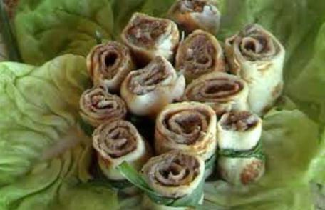 Pate de ficat în foaie de clătită