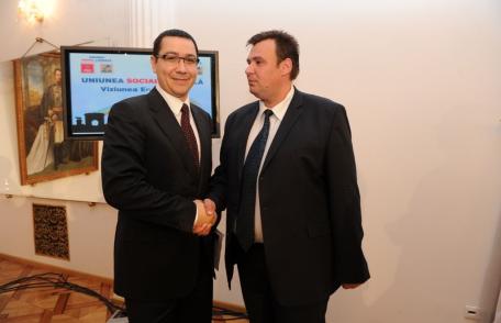 Președintele PSD, Victor Ponta, susține proiectele lui  Gabriel Oprișanu pentru Botoșani