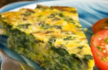 Budincă de spanac cu mozzarella