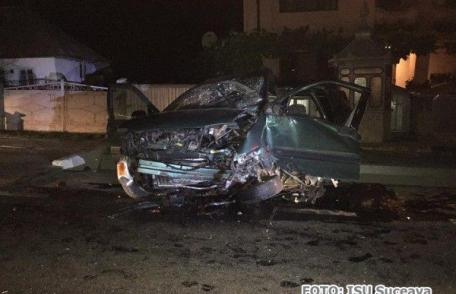 Patru victime după ce un autoturism s-a izbit de un cap de pod. Pasagerii veneau acasă din Germania - FOTO
