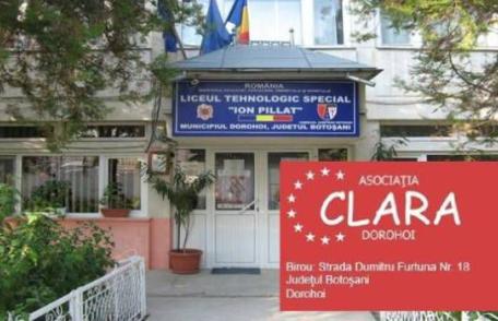 Asociaţia „Clara” și Liceul Tehnologic Special „Ion Pillat” Dorohoi, lansează proiectul „Nu suntem diferiţi”