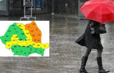 Atenție, a fost emisă o nouă informare meteo! COD PORTOCALIU de precipitații mixte! Vezi perioada!