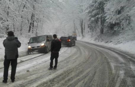 Strat de zăpadă de 26 de cm în România