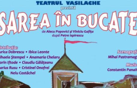 În acest week-end, la Teatrul Vasilache, cei mici pot viziona spectacolul „Sarea în bucate”