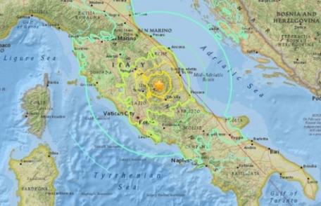 Cutremur de 5,4 în Italia, miercuri seara, în aceeaşi regiune în care s-a produs cel din august