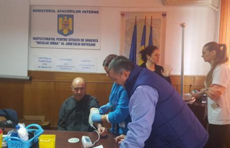 Pompierii botoşăneni de Ziua Mondială a Diabetului – „Cu privirea pe diabet”