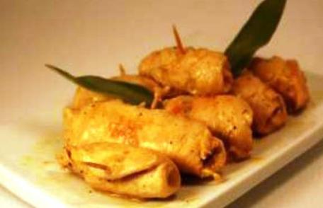 Rulouri din piept de pui