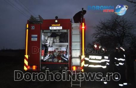 Intervenție promptă a pompierilor! Incendiu izbucnit de la coșul de fum al unei case din Hilișeu-Horia - FOTO