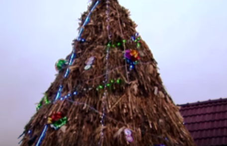 Vine din Moldova şi e cel mai neobișnuit brad de Crăciun: 100% tradiţional