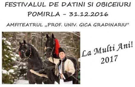 Trupa Heaven, Alexandru Brădățan și un spectaculos foc de artificii la Festivalul de datini și obiceiuri din Pomîrla