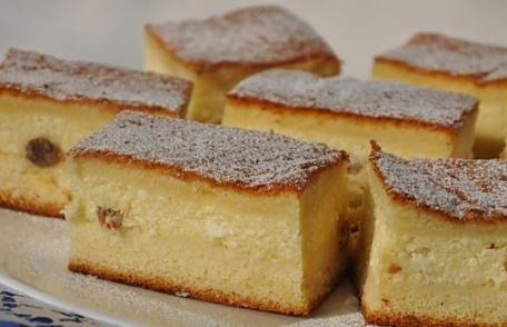 Plăcintă cu brânză (cu foaie turnată)