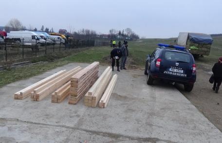 Târgurile săptămânale, luate la ochi de oamenii legii! Sancțiuni pe linie silvică aplicate de jandarmi!