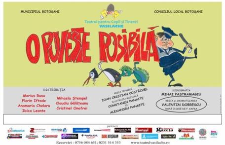 „O poveste posibilă” la Teatrul pentru Copii şi Tineret „Vasilache” în acest weekend