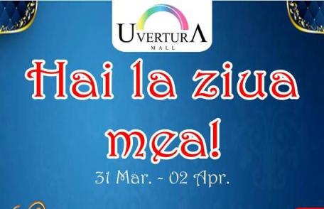La Mulți Ani Uvertura Mall! Vino weekendul acesta la cea mai mare petrecere aniversară din Botoșani