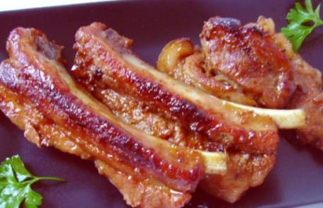 Coaste de porc picante