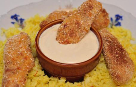 Pui la cuptor cu sos de iaurt