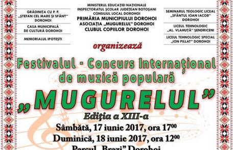 O nouă ediție a Festivalului Internațional „Mugurelul” Dorohoi