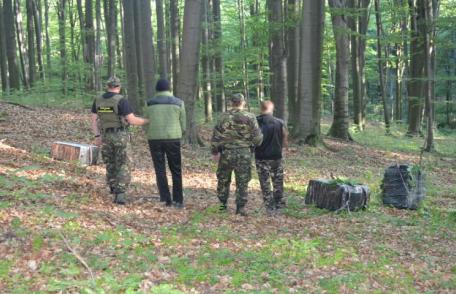 Contrabandişti reţinuţi cu focuri de armă de polițiștii de frontieră dorohoieni – FOTO