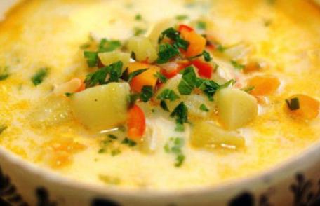 Ciorbă de legume cu orez
