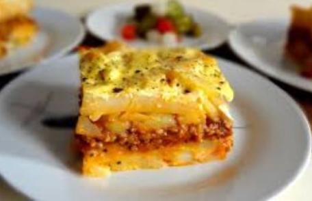 Musaca de cartofi cu carne