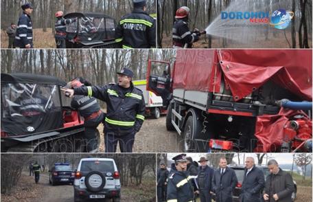 Exercițiu de amploare desfășurat în pădurea Gorovei! Accident aviatic, incendiu de pădure și turiști rătăciți – VIDEO / FOTO